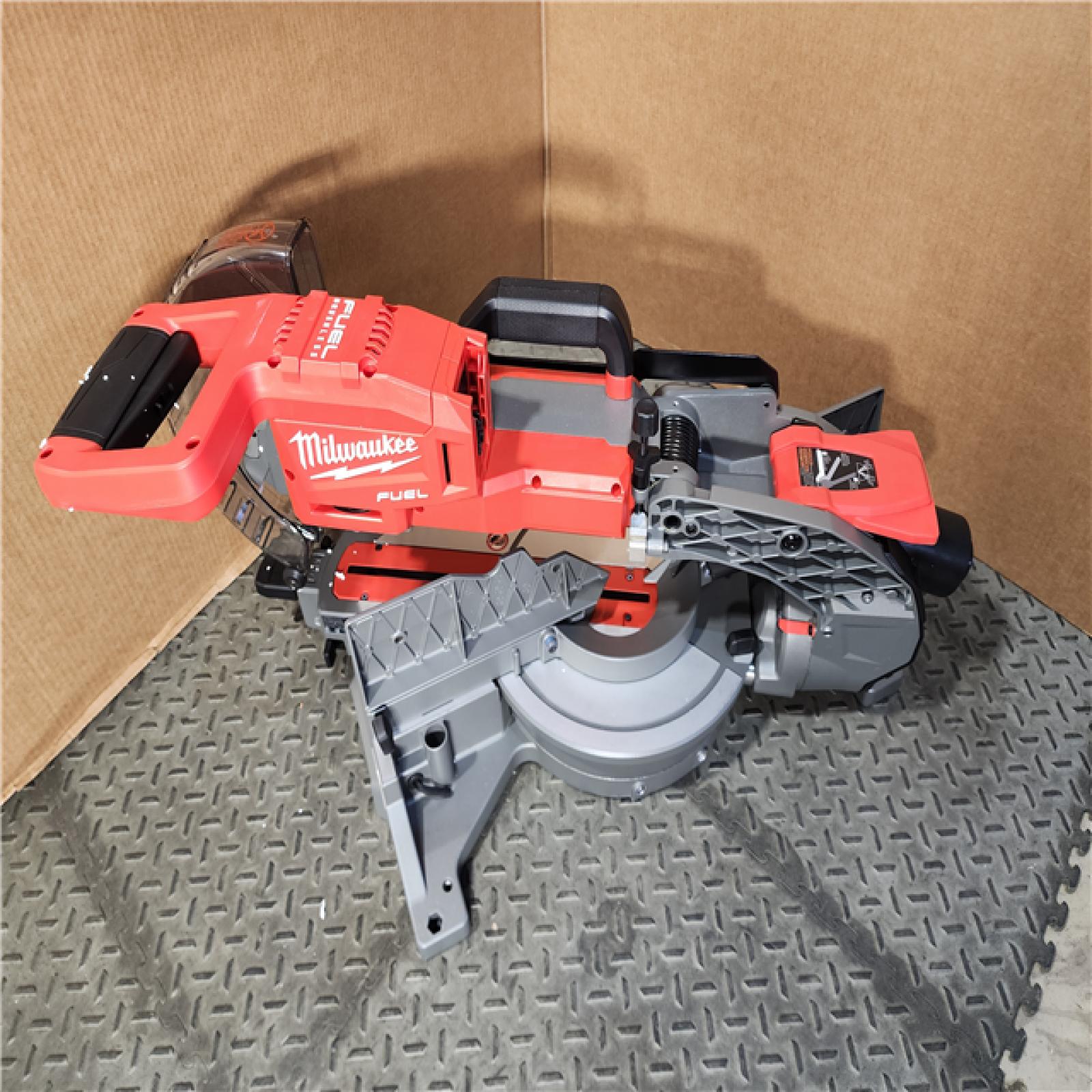 HOUSTON LOCATION - AS-IS M18 FUEL 18V 10 in. Lithium-Ion Brushless Cordless Dual Bevel Sliding Compound Miter Saw Kit with One 8.0 Ah Battery