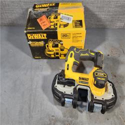 HOUSTON LOCATION - AS-IS Dewalt DCS377B 20V MAX ATOMIC Brushless Cordless 1-3/4  Compact Bandsaw (TOOL ONLY)