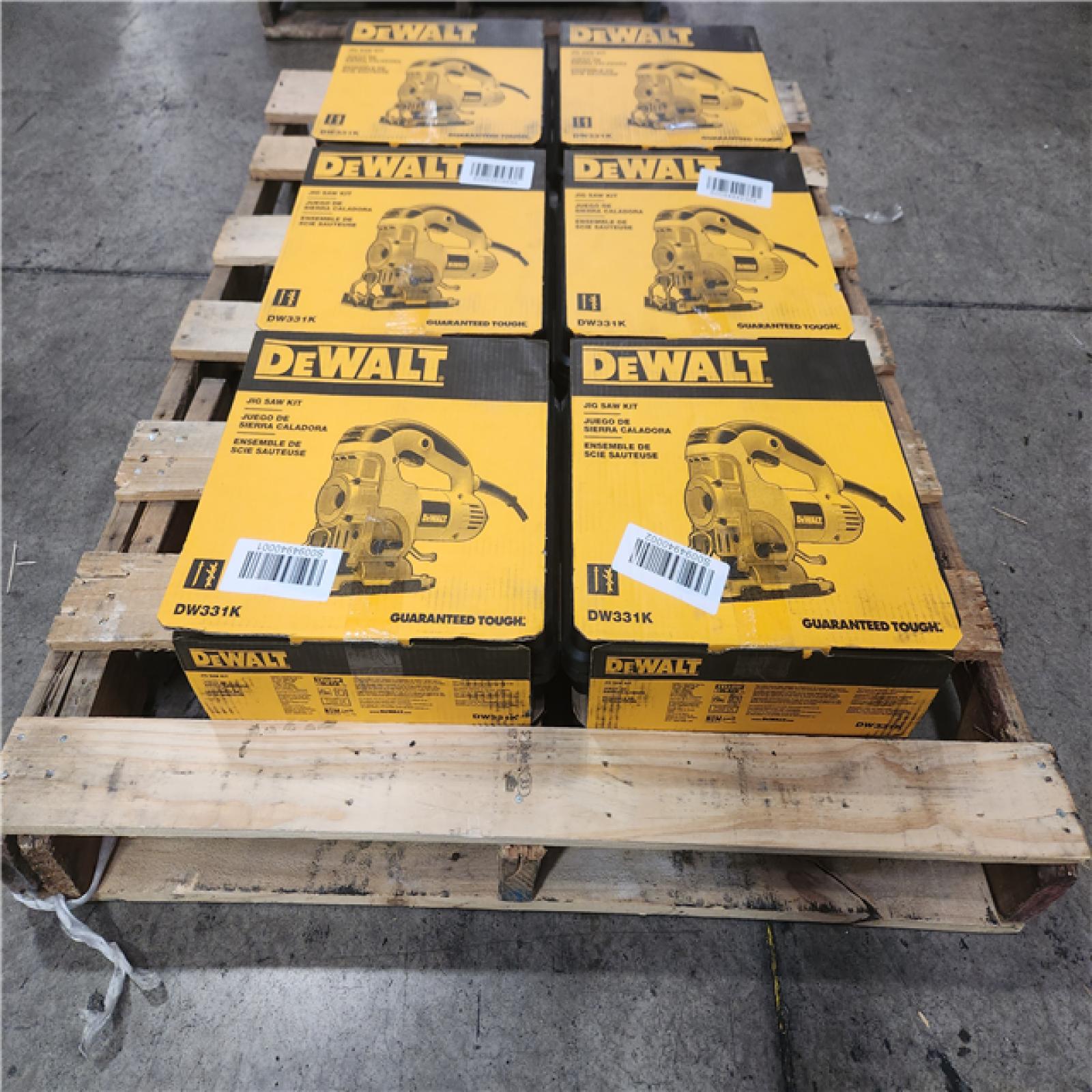 Phoenix Location 6 NEW DEWALT 6.5 Amp Corded Variable Speed Jig Saw Kit with Kit Box (6 units)