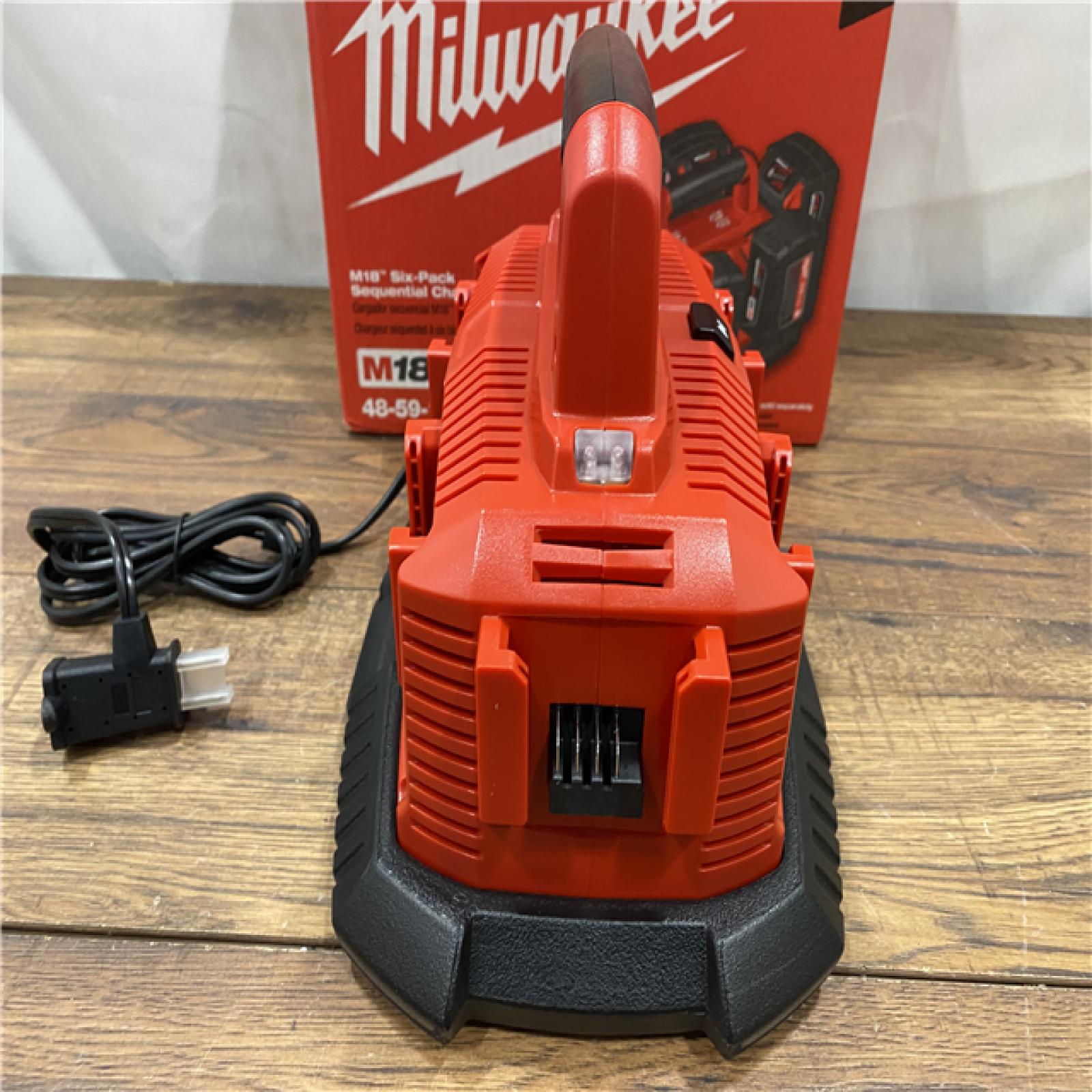 AS -IS Milwaukee 48-59-1806 M18 Six Pack Sequential Charger