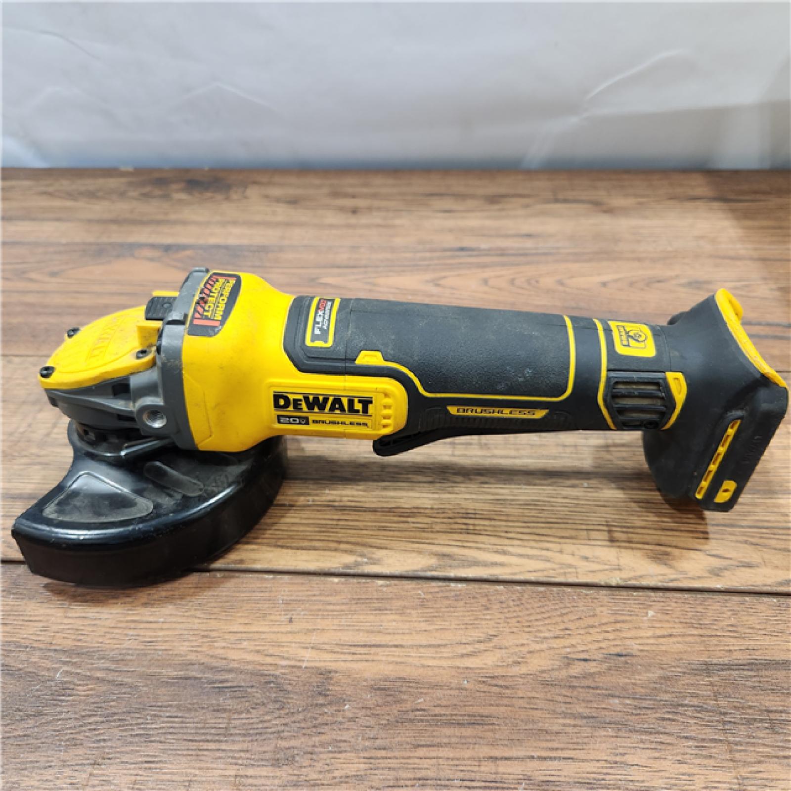 AS-IS 20V XR Cordless 4-1/2. in. to 5 in. Variable Speed Angle Grinder (Tool Only)