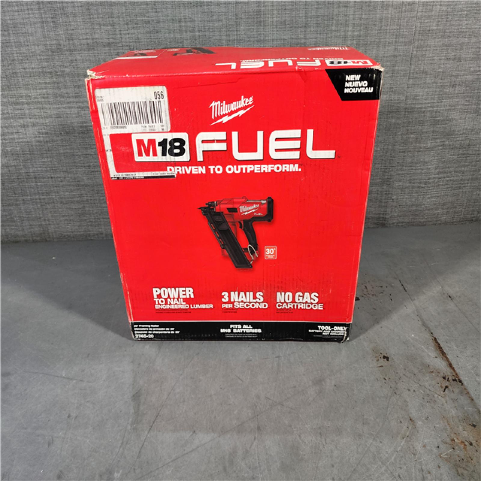 HOUSTON LOCATION - AS-IS M18 FUEL 3-1/2 in. 18-Volt 30-Degree Lithium-Ion Brushless Cordless Framing Nailer (Tool-Only)