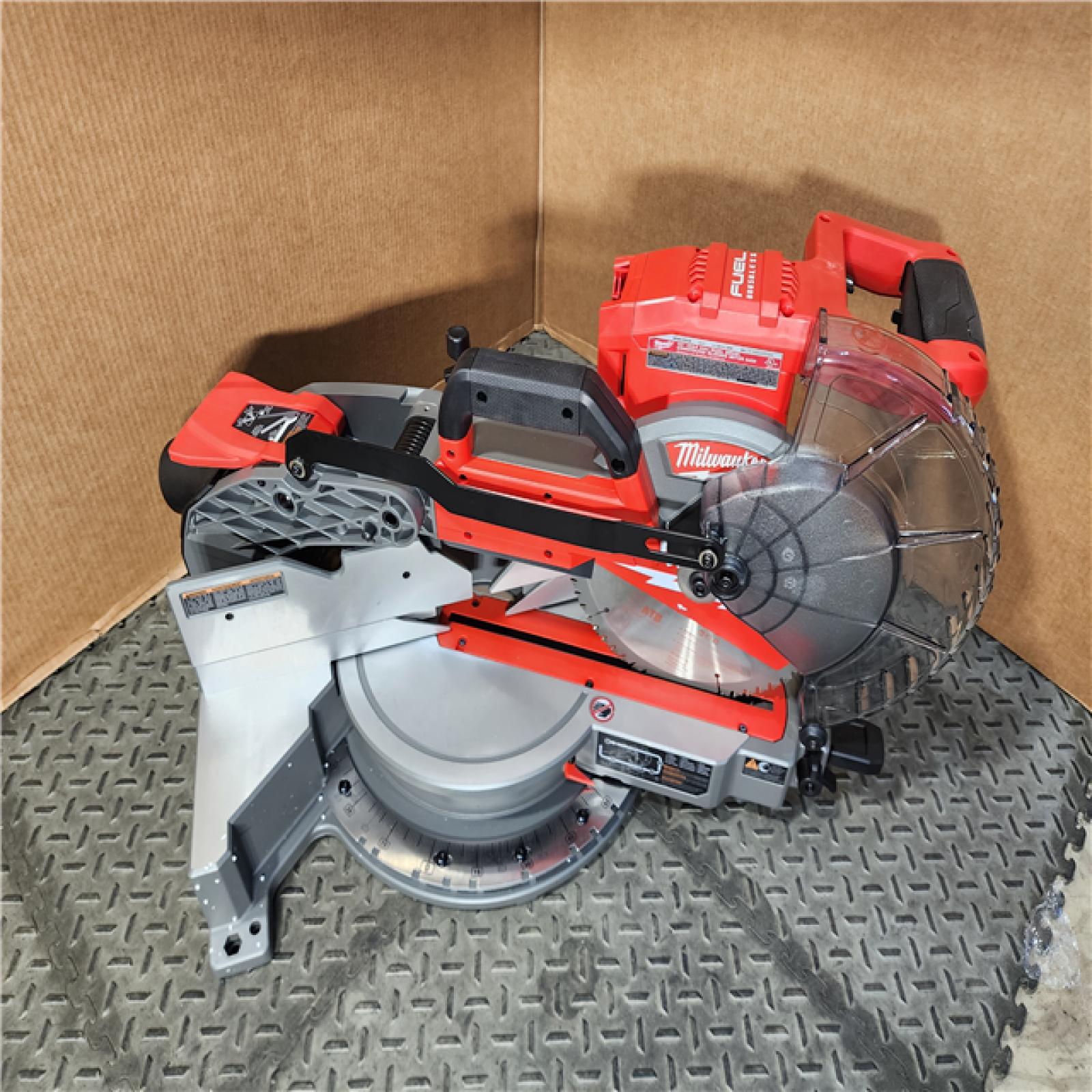 HOUSTON LOCATION - AS-IS M18 FUEL 18V 10 in. Lithium-Ion Brushless Cordless Dual Bevel Sliding Compound Miter Saw Kit with One 8.0 Ah Battery