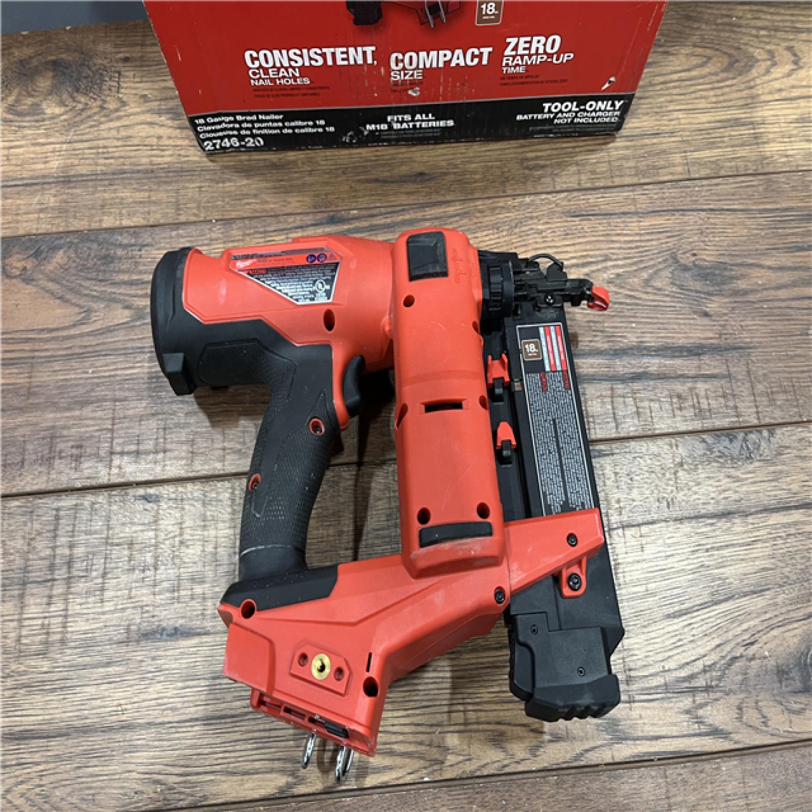 AS-IS Milwaukee M18 Fuel 18V Brushless 18-Gauge Brad Nailer 2746-20 (Bare Tool)