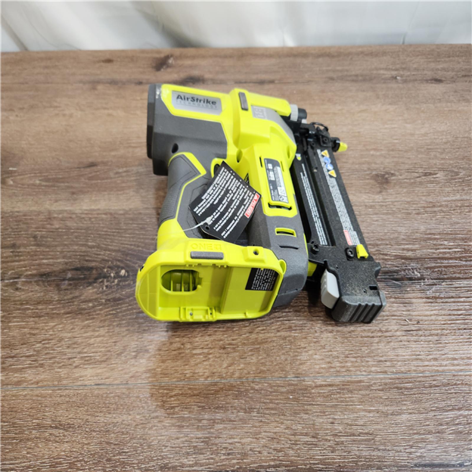 AS-IS RYOBI ONE+ 18V 18-Gauge Cordless AirStrike Brad Nailer (Tool Only)