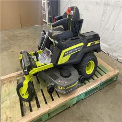 Houston Location - AS-IS Ryobi 80V Brushless Electric Zero Turn Riding Mower ( Z54Li )