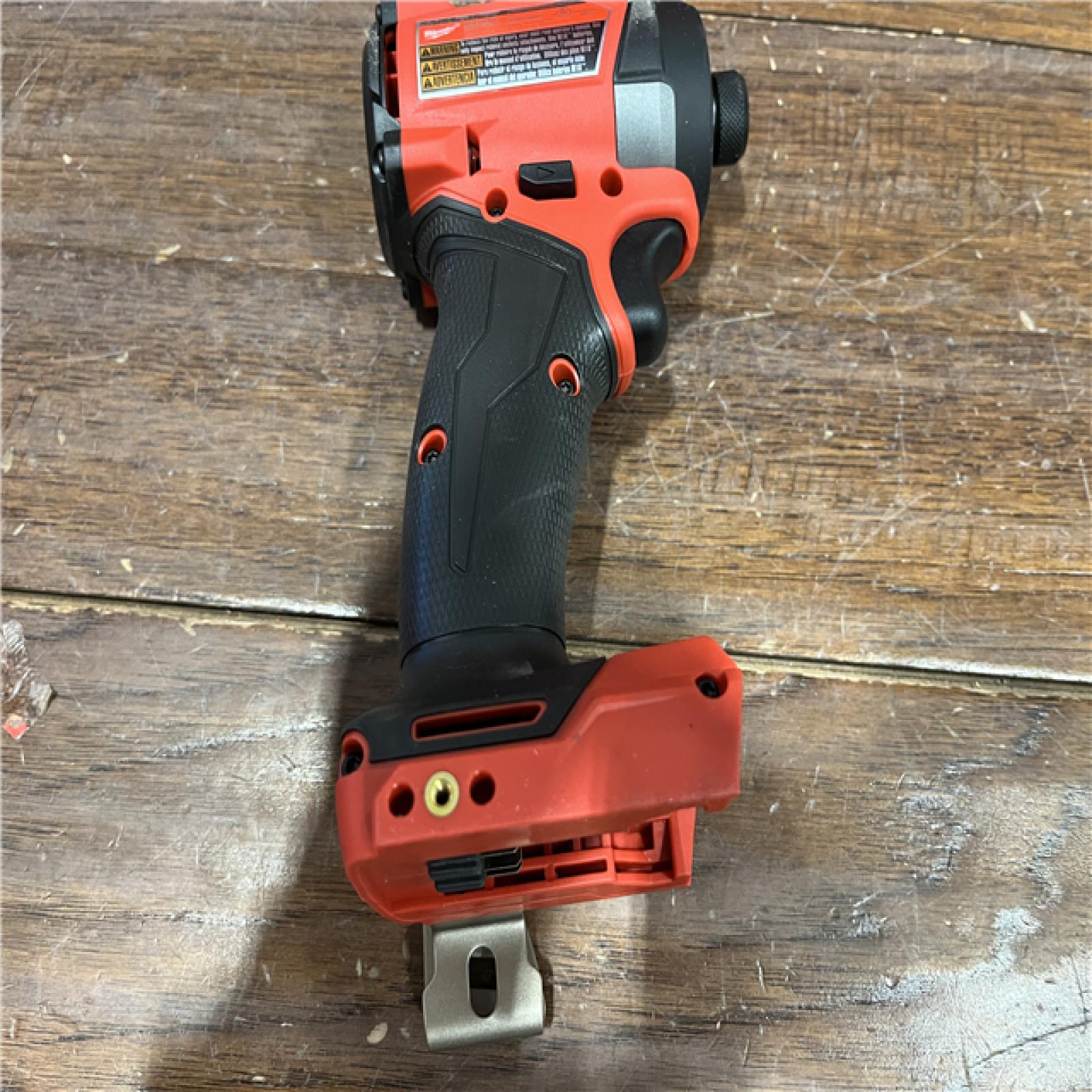 AS-ISMilwaukee 2953-20 18V Lithium-Ion Brushless Cordless 1/4   Hex Impact Driver Bare Tool  Red