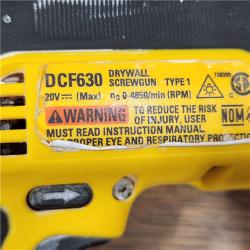 AS-IS DeWalt DCF630B 20V Cordless Brushless Screw Gun (Tool Only)