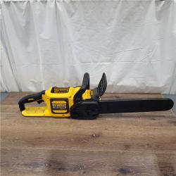 AS IS DeWalt FLEXVOLT 60V MAX Lithium-Ion Brushless Cordless 16in. Chainsaw Kit