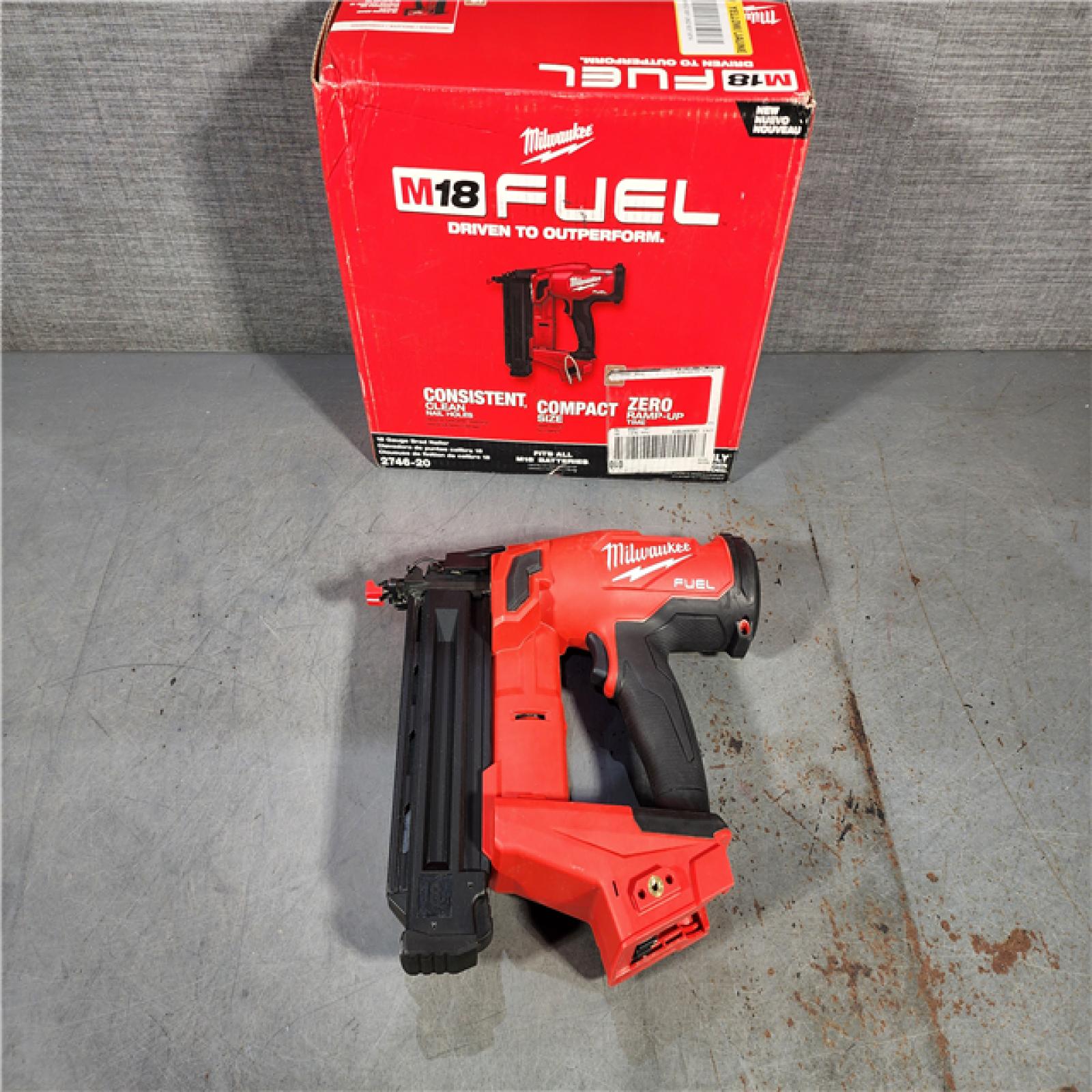 HOUSTON LOCATION - AS-IS Milwaukee M18 Fuel 18V Brushless 18-Gauge Brad Nailer 2746-20 (Bare Tool)