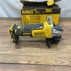 AS IS DeWalt DCG405B 20V Max XR 4.5-Inch Slide Switch Small Angle Grinder (Tool Only)