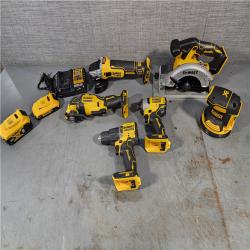 HOUSTON LOCATION - AS-IS (APPEARS LIKE NEW) Dewalt 20-Volt MAX ToughSystem Lithium-Ion 6-Tool Cordless Combo Kit