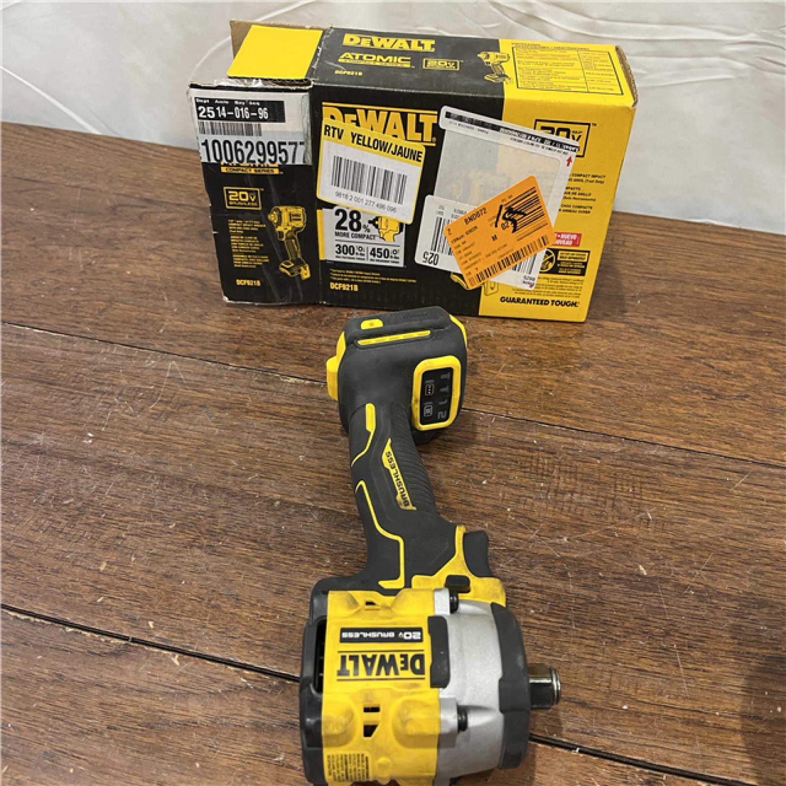 AS-ISATOMIC 20V MAX Cordless Brushless 1/2 in. Variable Speed Impact Wrench (Tool Only)