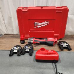 AS IS Milwaukee M12 Force Logic Press Tool 1/2 in. to 1 in. Kit