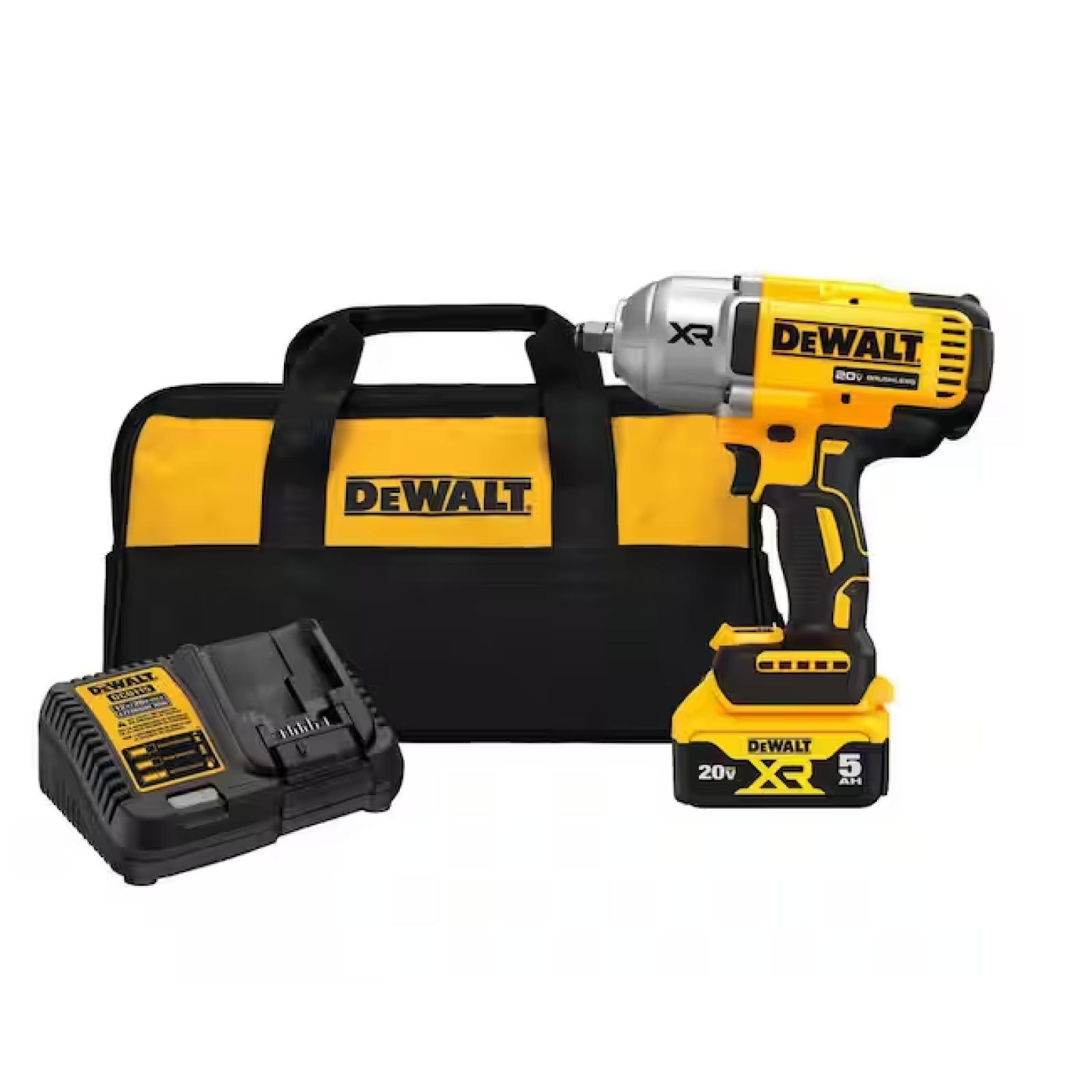 NEW! - DEWALT 20V MAX Lithium-Ion Cordless 1/2 in. Impact Wrench Kit