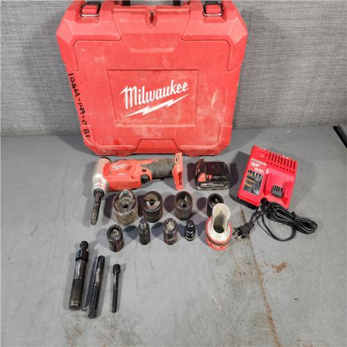 HOUSTON LOCATION - AS-IS Milwaukee-2677-21 M18 Force Logic 6T Knockout Tool Kit