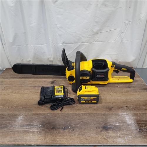 AS-IS DeWalt FLEXVOLT 60V MAX Lithium-Ion Brushless Cordless 16in. Chainsaw Kit