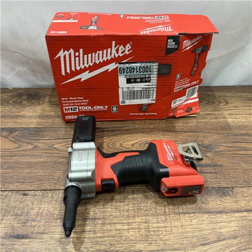 AS IS M12 12-Volt Lithium-Ion Cordless Rivet Tool (Tool-Only)