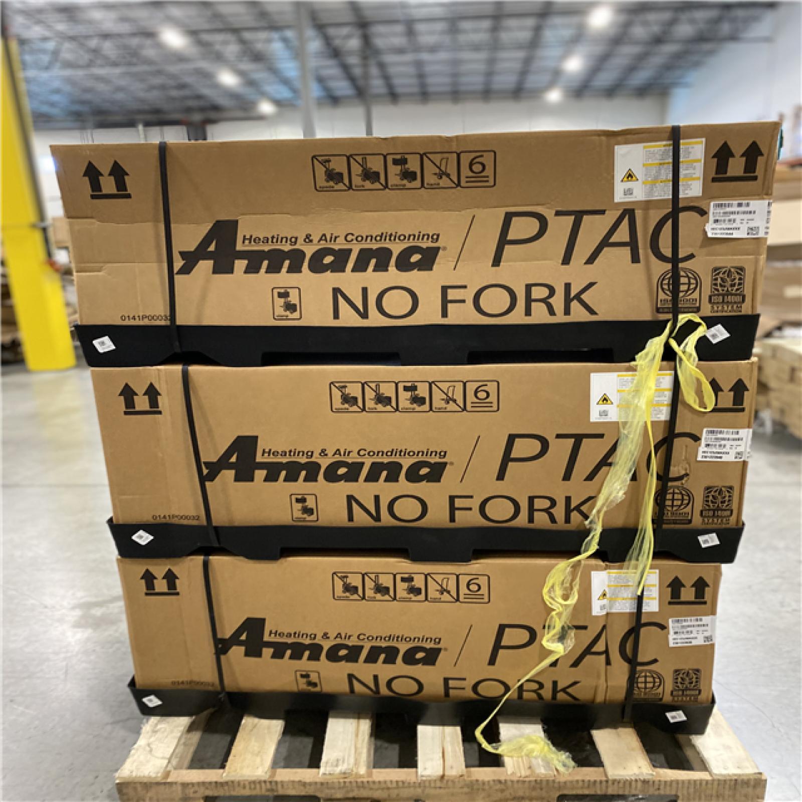 DALLAS LOCATION - Amana 12,000 Btu 230v 30a Standard High Efficiency Ptac PALLET -(3 UNITS)