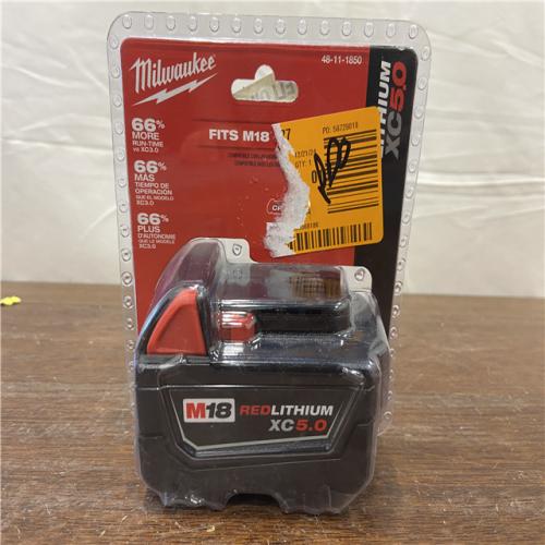 NEW! Milwaukee M18 18-Volt Lithium-Ion XC Extended Capacity 5.0Ah Battery Pack