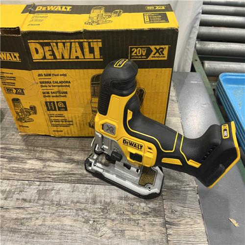 AS-IS DEWALT 20V MAX XR Cordless Barrel Grip Jigsaw (Tool Only)