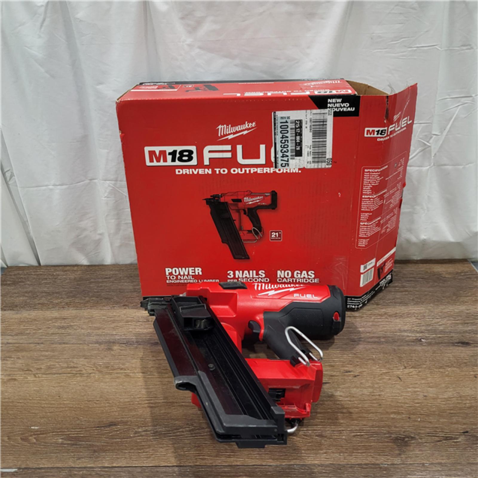 AS-IS Milwaukee 2744-20 M18 FUEL 21-Degree Cordless Framing Nailer (Tool Only)