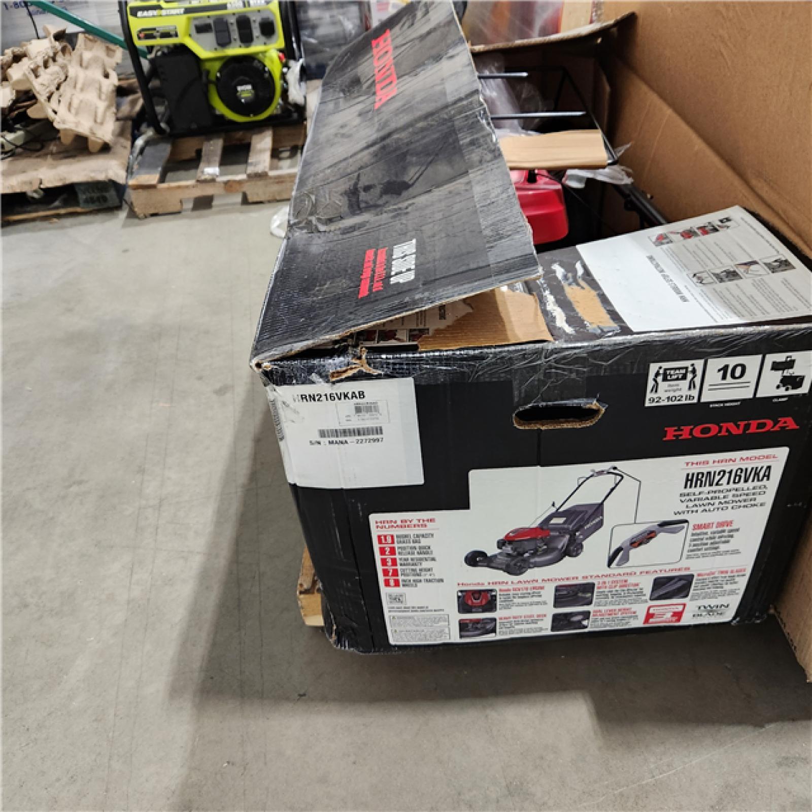 Dallas Location - As-Is Honda HRN216VKA Mower | 21 Walk Behind Mower