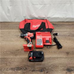 AS-IS Milwaukee M18 Compact Brushless Cordless 1/2 in. Drill/Driver Kit