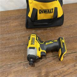 AS-ISDEWALT ATOMIC 20V MAX* Brushless Cordless Compact 1/4 in. Impact Driver Kit