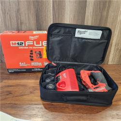 AS-IS Milwaukee M12 FUEL 12V Brushless Cordless (4-in-1) Installation Drill/Driver Kit