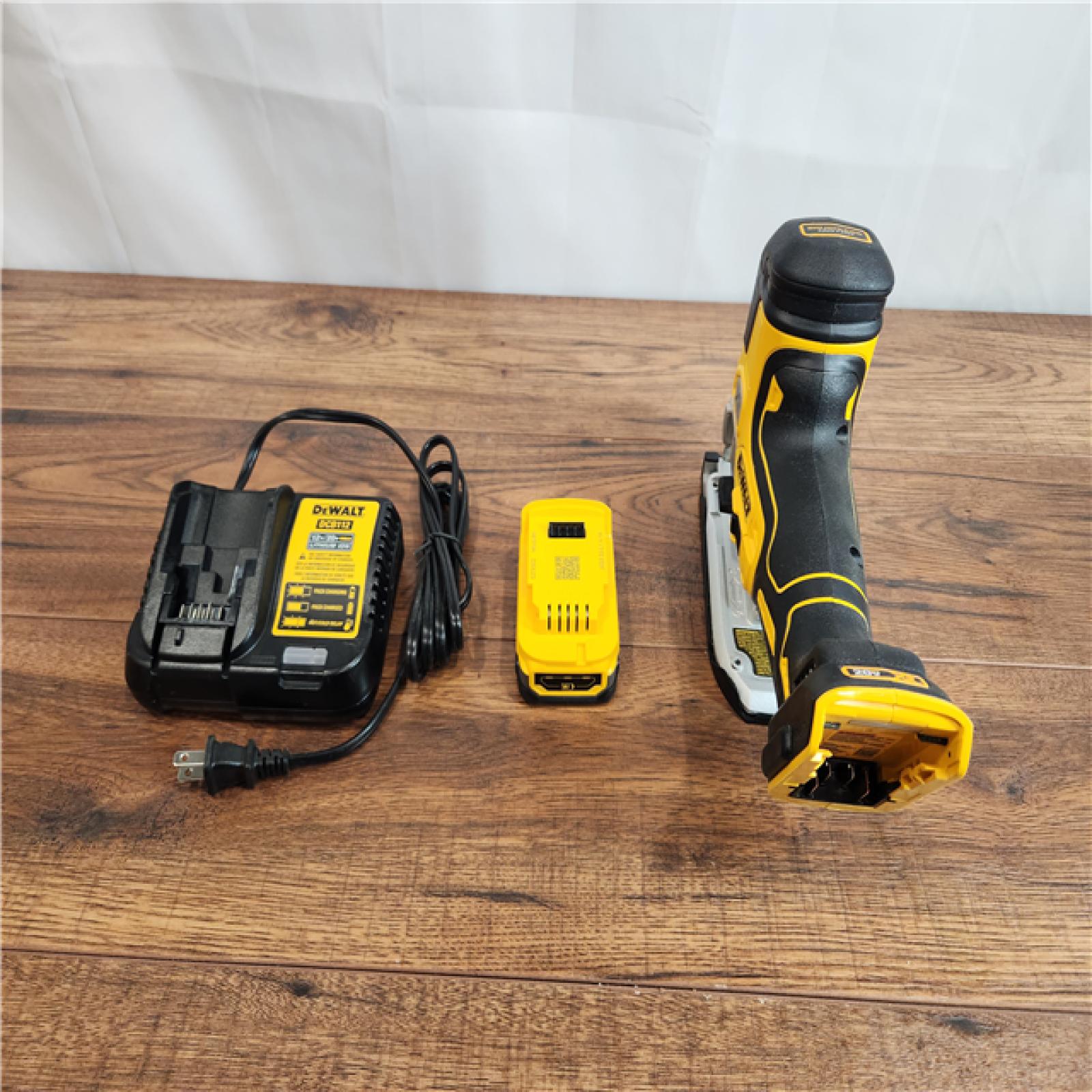 AS IS DEWALT 20V MAX XR Cordless Barrel Grip Jigsaw and 20V MAX