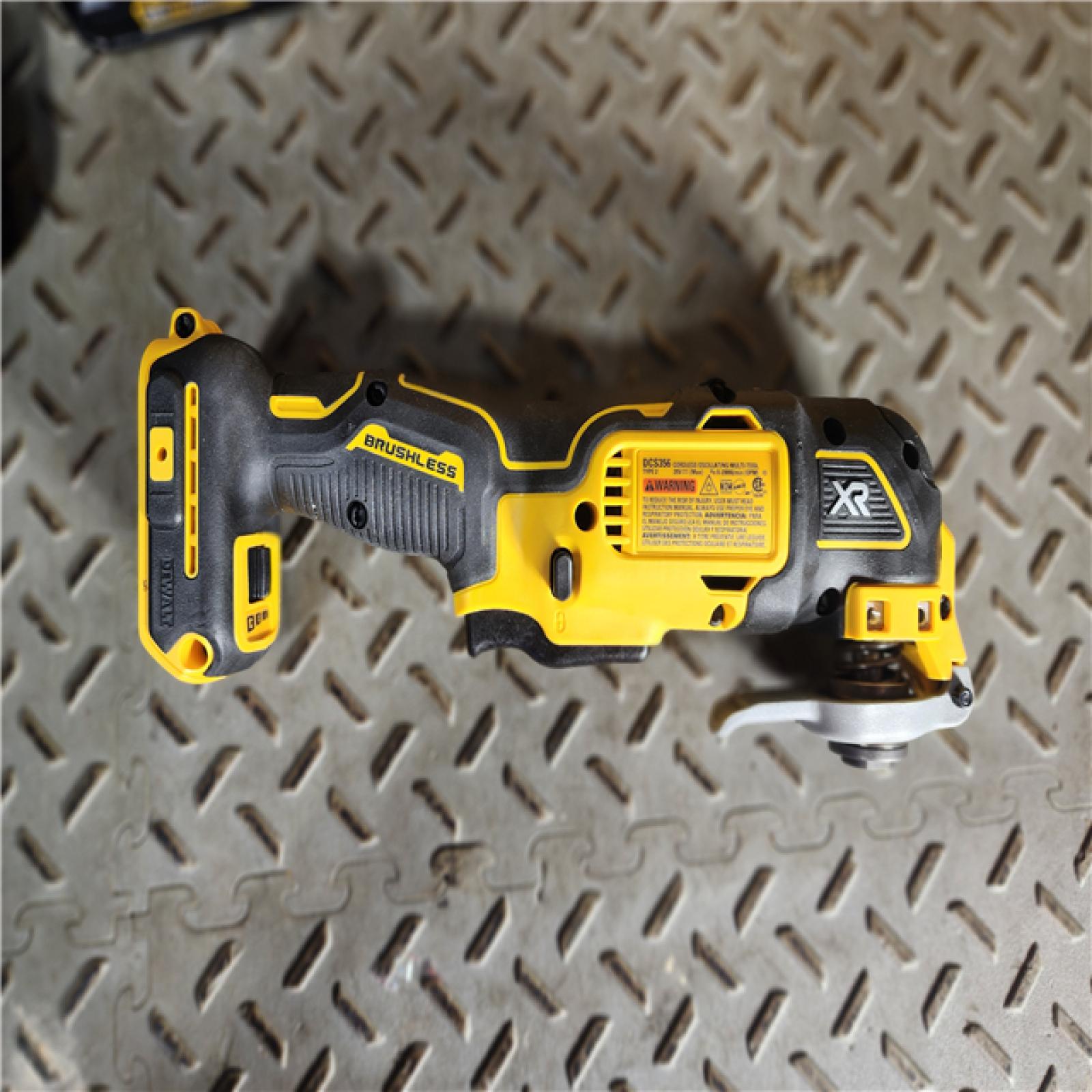 HOUSTON LOCATION - AS-IS (APPEARS LIKE NEW) 20V MAX XR Cordless Brushless 3-Speed Oscillating Multi Tool with (1) 20V Battery and Charger