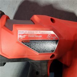 HOUSTON LOCATION - AS-IS Milwaukee Tool Cordless Finish Nail Gun 18 V 3020-20 (TOOL ONLY)