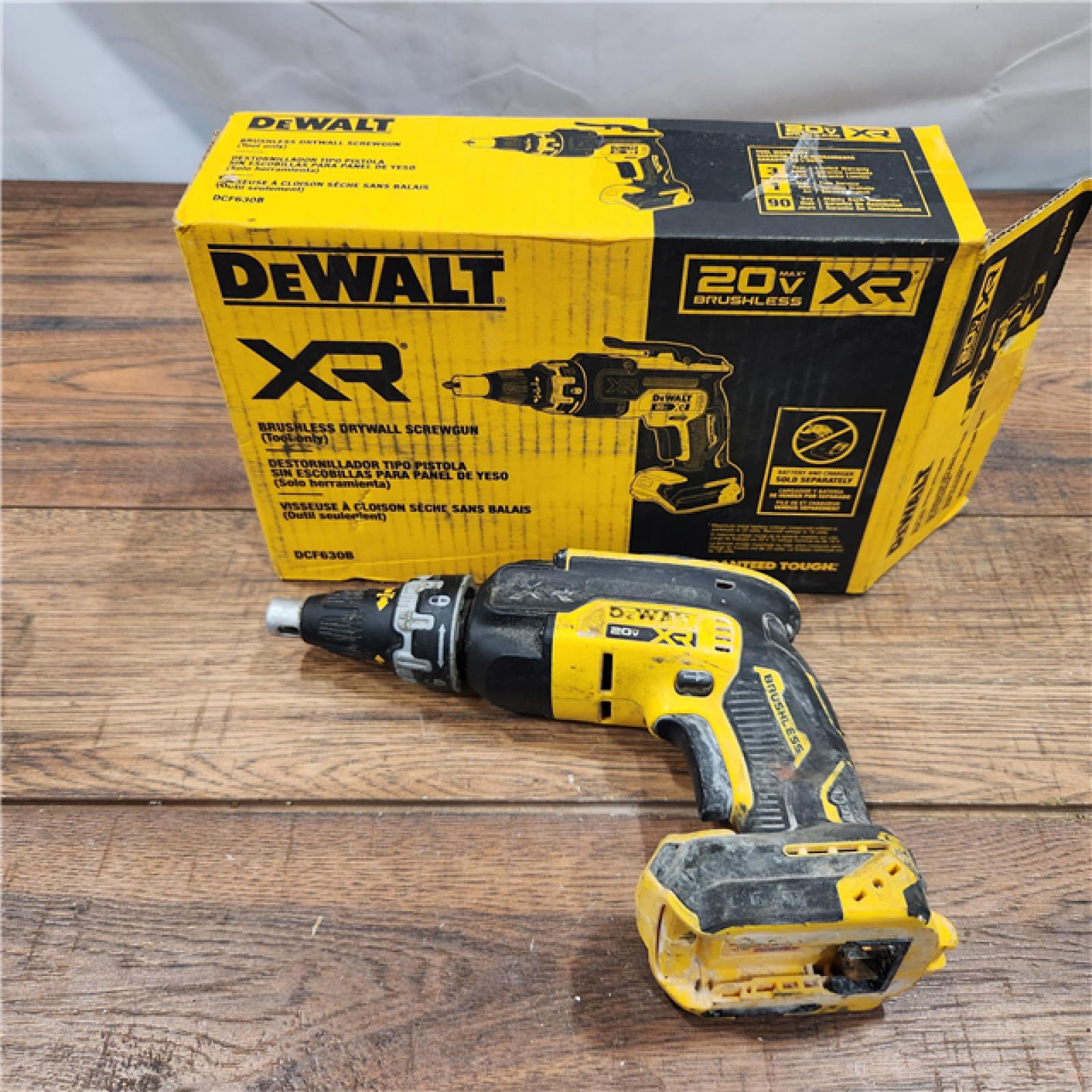 AS-IS DeWalt DCF630B 20V Cordless Brushless Screw Gun (Tool Only)