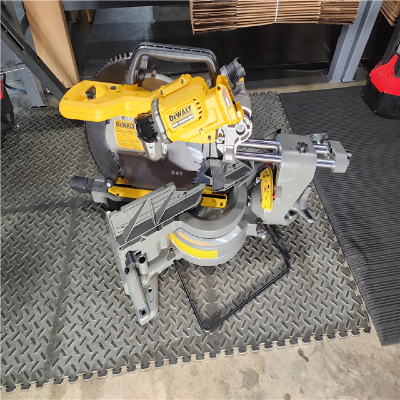 HOUSTON LOCATION - AS-IS DEWALT 60V Lithium-Ion 12 in. Cordless Sliding Miter Saw (Tool Only)