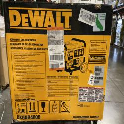 DALLAS LOCATION - NEW DEWALT 4000-Watt Manual Start Gas-Powered Portable Generator with Premium Engine, Covered Outlets and CO Protect