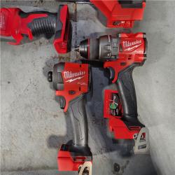 HOUSTON LOCATION - AS-IS Milwaukee 5 Tool Combo Kit W/ (2) Battery & Charger