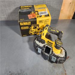 HOUSTON LOCATION - AS-IS Dewalt DCS377B 20V MAX ATOMIC Brushless Cordless 1-3/4  Compact Bandsaw (TOOL ONLY)