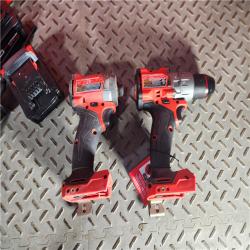 HOUSTON LOCATION - AS-IS M18 FUEL 18V Lithium-Ion Brushless Cordless Hammer Drill and Impact Driver Combo Kit (2-Tool) with 2 Batteries