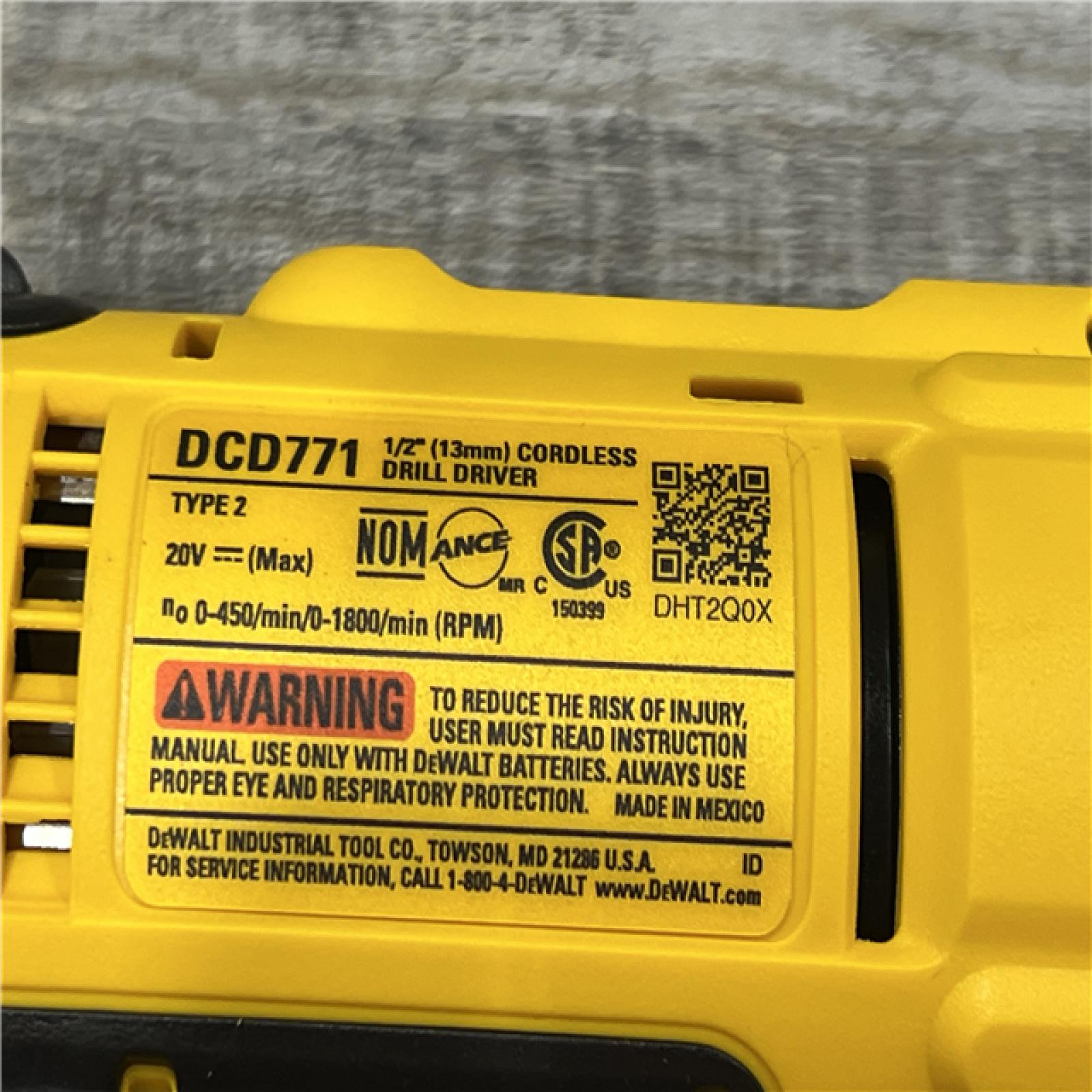 AS-IS DEWALT 20V MAX Cordless 6 Tool Combo Kit with (1) 20V 4.0Ah Battery, (1) 20V 2.0Ah Battery, and Charger