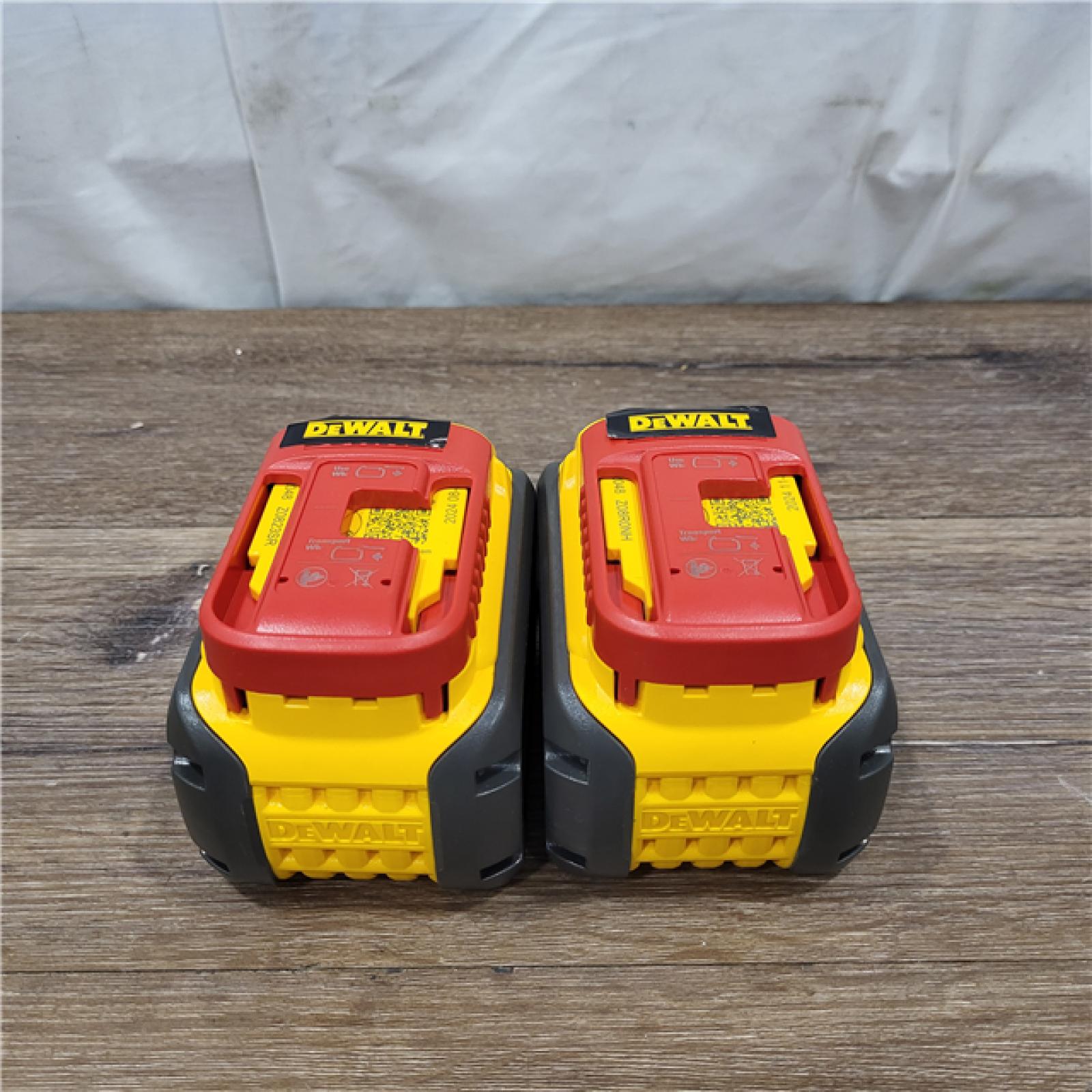 AS-IS DEWALT FLEXVOLT 20V/60V MAX Lithium-Ion 6.0Ah Battery Pack (2 Pack)