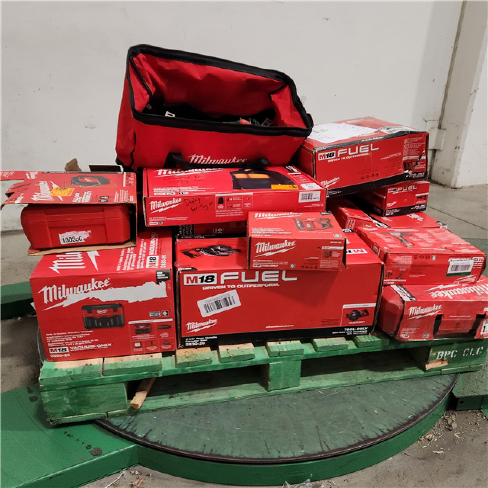 Dallas Location - As-Is MILWAUKEE Tool Pallet