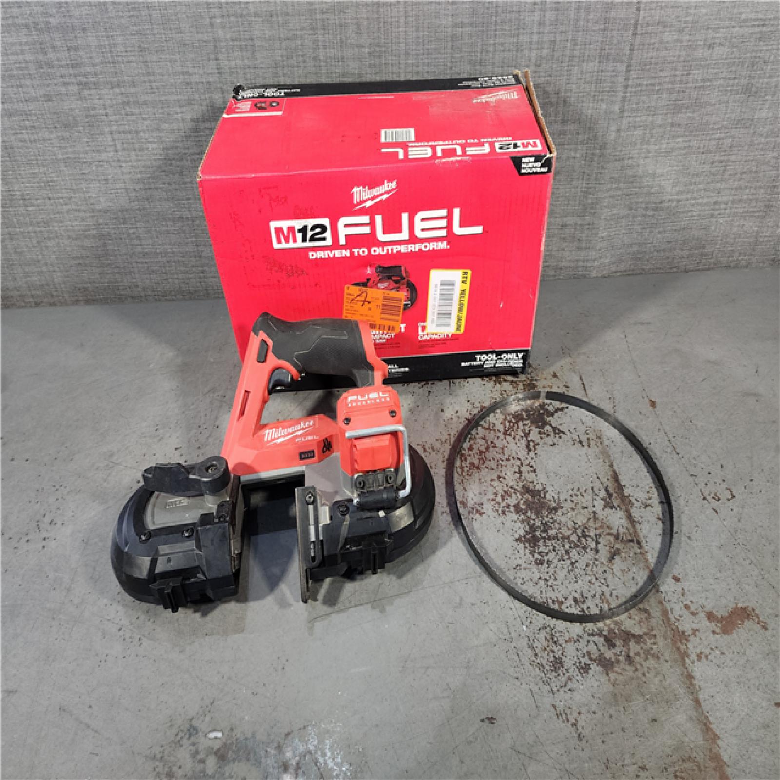 HOUSTON LOCATION - AS-IS M12 FUEL 12V Lithium-Ion Cordless Compact Band Saw (Tool-Only)