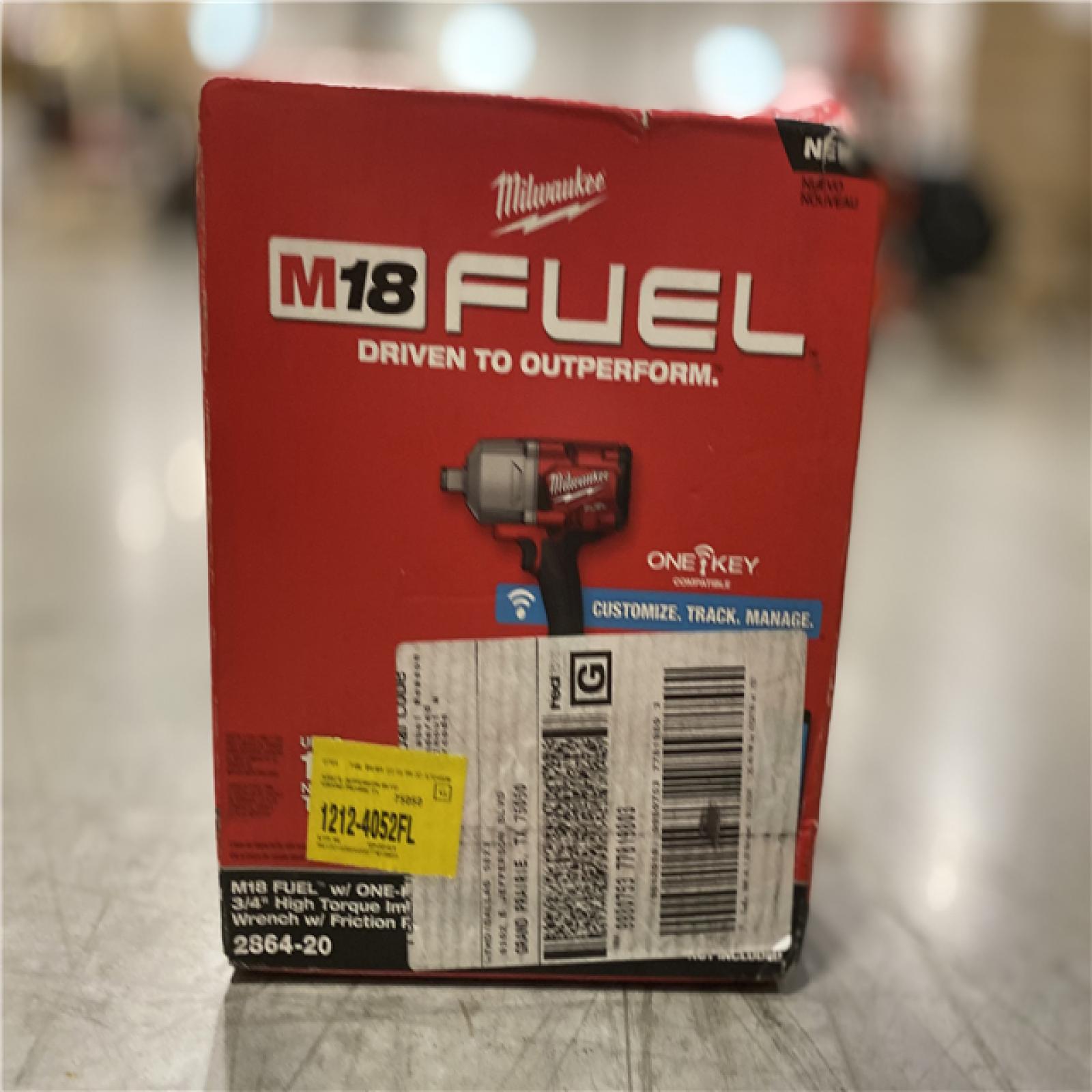 NEW! - Milwaukee M18 FUEL ONE-KEY 18V Lithium-Ion Brushless Cordless 3/4 in. Impact Wrench with Friction Ring (Tool-Only)