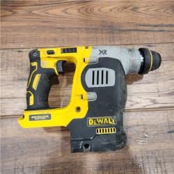 AS-IS DEWALT 20V MAX XR Brushless Cordless 1 in. SDS Plus L-Shape Rotary Hammer (Tool-Only)