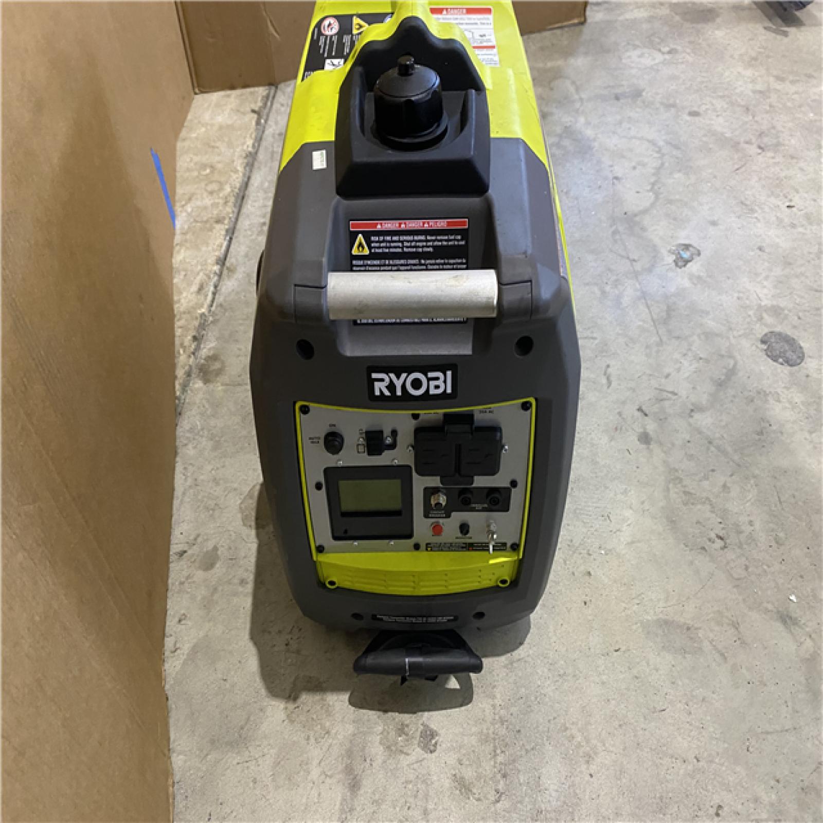 Houston location AS-IS RYOBI 2,300-Watt Recoil Start Bluetooth Super Quiet Gasoline Powered Digital Inverter Generator with CO Shutdown Sensor