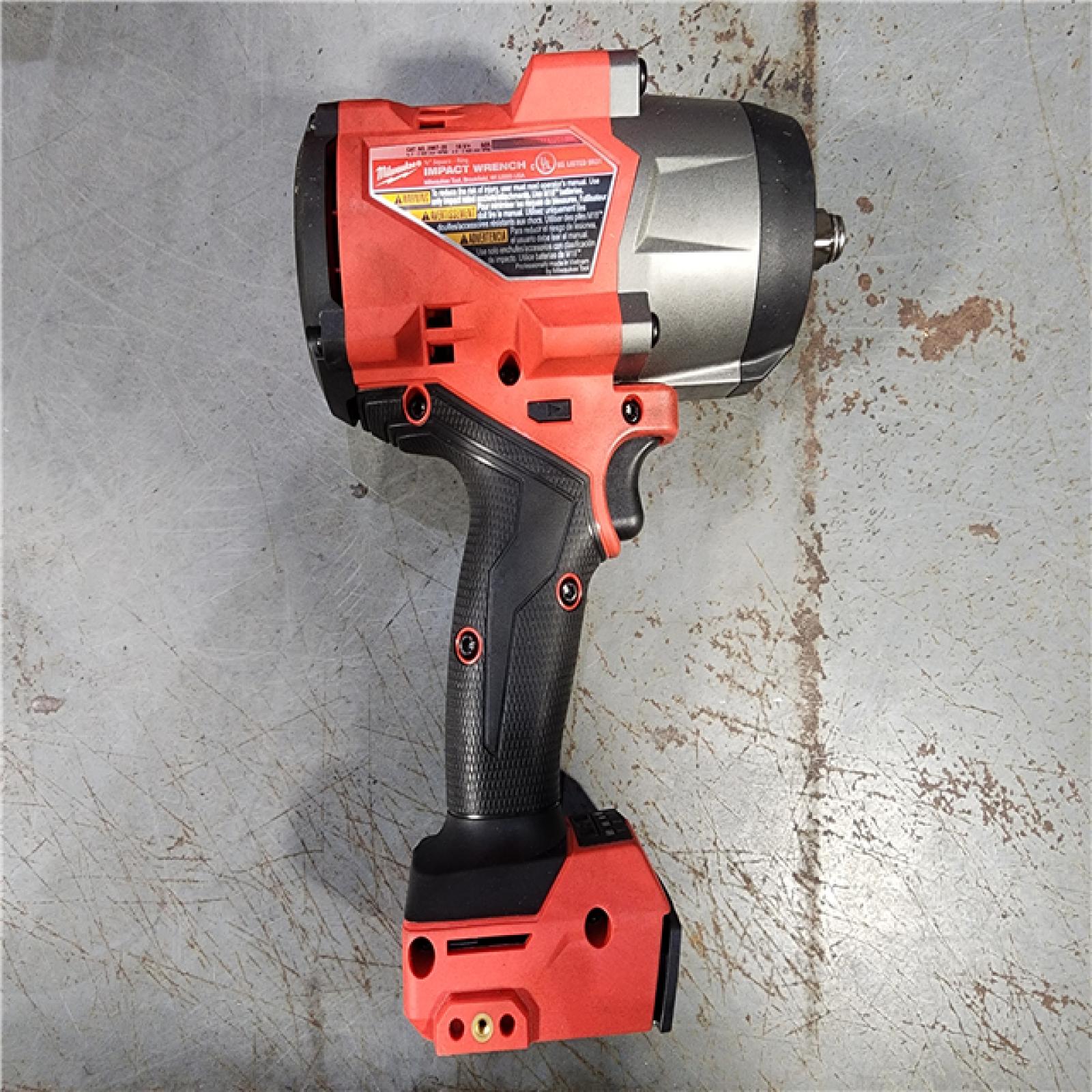 HOUSTON LOCATION - AS-IS Milwaukee M18 1/2 in. Cordless Brushless High Torque Impact Wrench Kit (Battery & Charger)