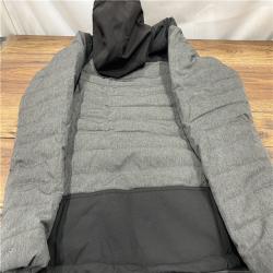 AS IS Heated Jacket,Men's,Polyester,Gray,L