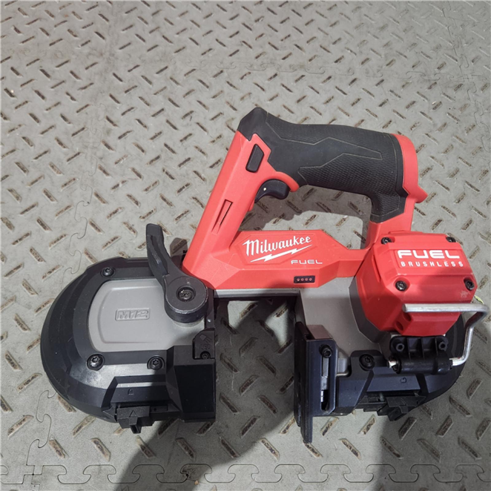 Houston location AS-IS MILUWAKEE M12 FUEL 12V Lithium-Ion Cordless Compact Band Saw (Tool-Only)