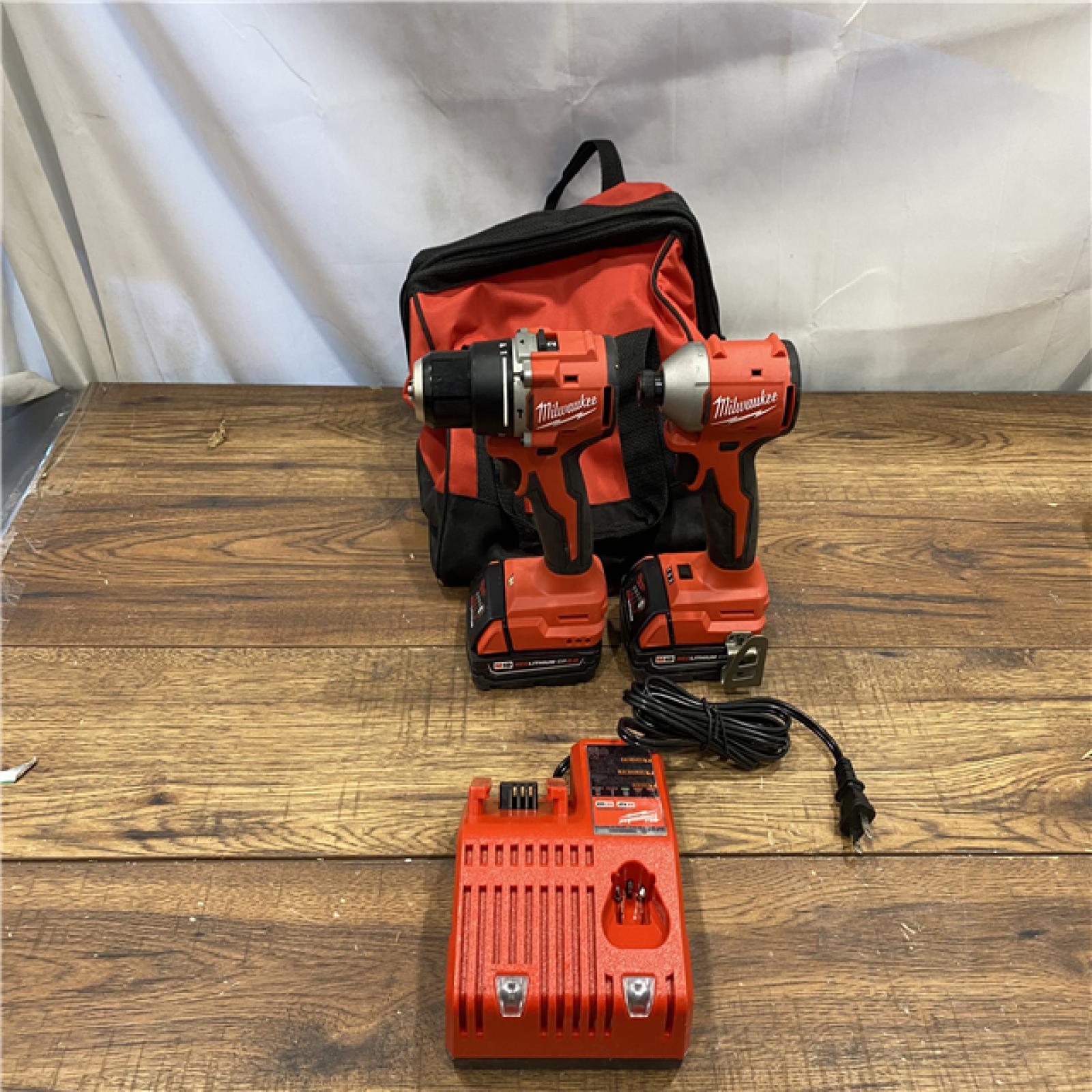 AS IS Milwaukee M18 Compact Brushless 2-Tool Combo Kit